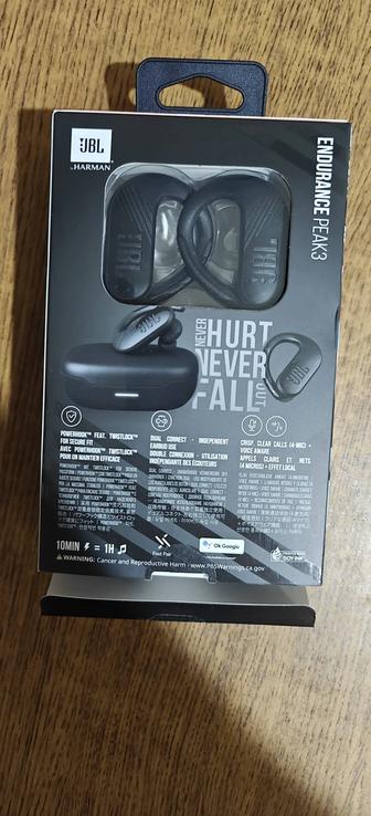 Продам наушники JBL Endurance Peak 3 черный