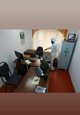 Дезинфекция помещений в Алматы. Профессионально.