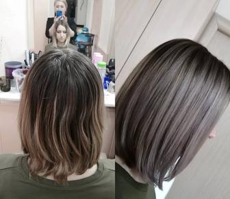 Прически! Мейкап! Все виды сложного окрашивания! Стрижки укладки!