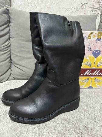 Сапоги зимние женские натуральная кожа и мех