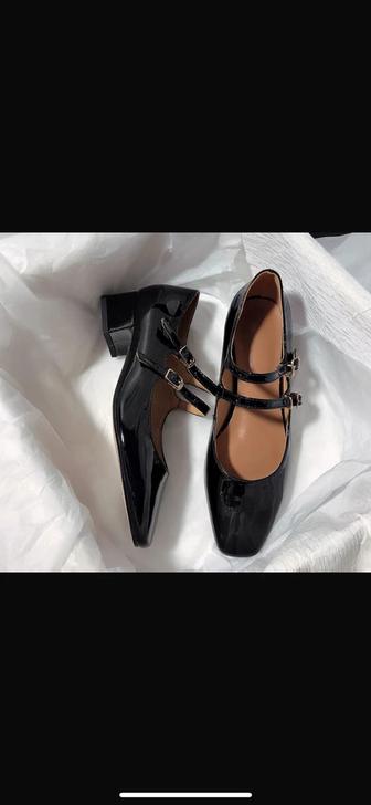 Туфли Мэри Джейн кожа