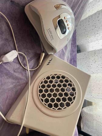 Вытяжка и лампа уф для маникюра