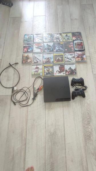 PS3 вместе с дисками