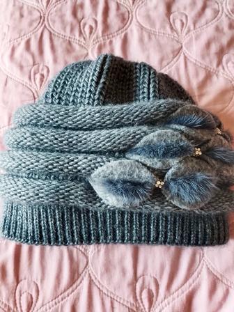 шапка женская зимняя