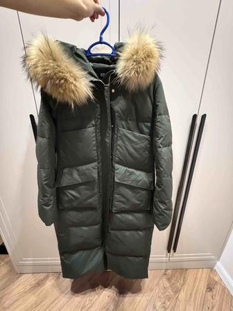 Турецкий Пуховик Зимний длинный женский