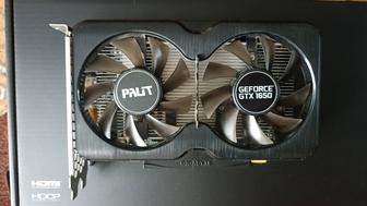 Видеокарта GTX 1650 palit gamingpro OC 4gb gddr6