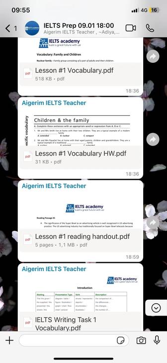 Файлы Курса IELTS academy