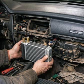 Замена печки -ремонт ауди ваз