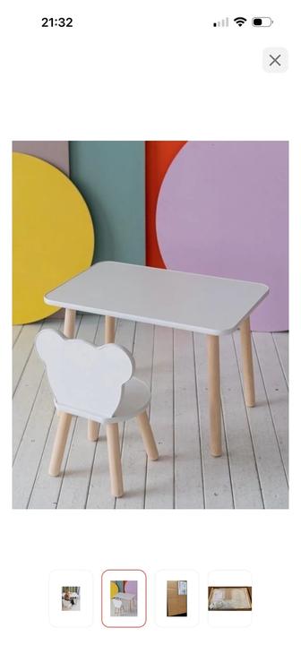 Детский стол и стул