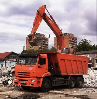 Услуги демонтажа снос домов, сооружение. Вывоз строительного мусора Астана