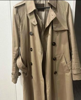 Бежевый тренч Massimo Dutti Trench Coat