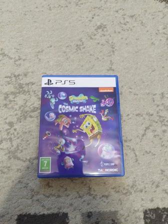 Продам диск на ps5 sponge bob cosmic shake новый