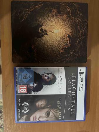 Продам коллекцию игры Plague tale, внутри два диска