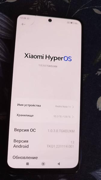 Сотовый телефон Xiaomi Redmi Note 11, 128Гб