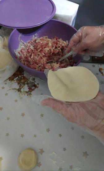 Домашние манты на заказ из рубленого мяса
