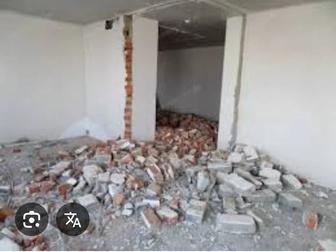 Демонтаж стен и перегородок