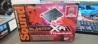 Звуковую карту Creative Sound Blaster X-Fi Titanium Fatal1ty Professional