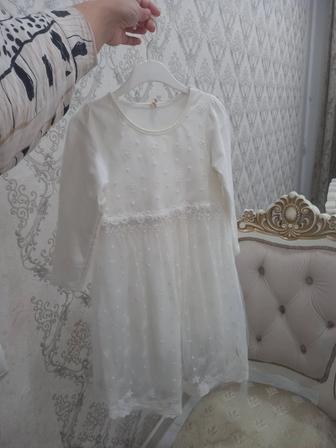 Платье белое на девочку 3 года