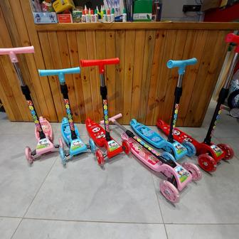 Трехколесный Складной Детский Самокат Scooter - Cute. От 2 до 5 лет.