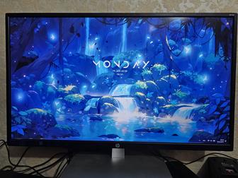 Монитор HP 32s битый пиксель и царапинка