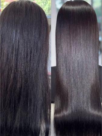 Кератиновое выпрямление