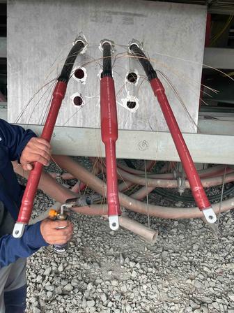 Монтаж муфт 6кв/10кв/35кв