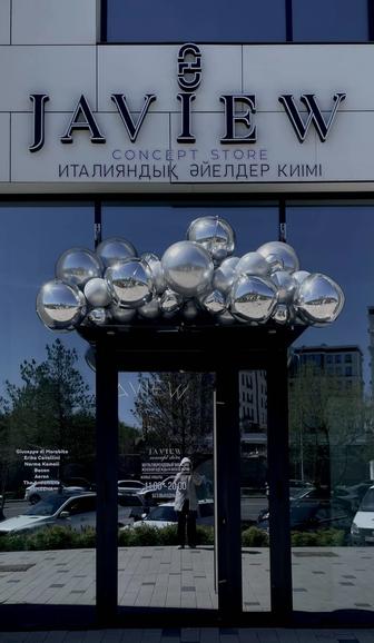 Оформление шарами входной группы
