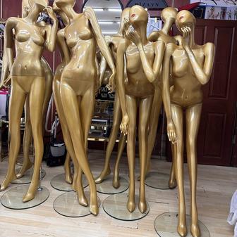 Манекены, оборудование, ресепшн, зеркала, вешалки и товар (нижнее белье по