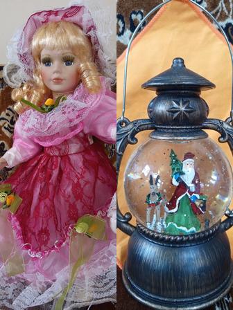 Новогодние игрушки и др.