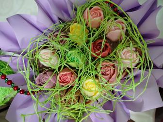 Букеты из мыльных цветов