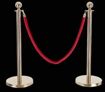 Стойка ограждения с канатом