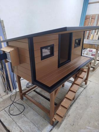 Утепленный домик для кошек