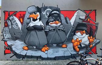 Роспись стен для компьютерных клубов и коммерческих помещений