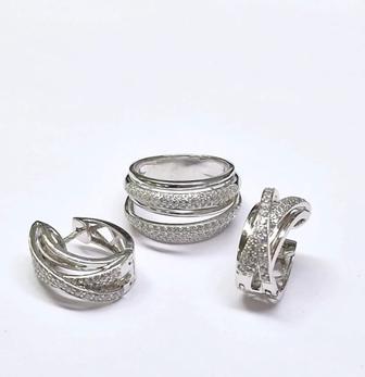 Серьги золото