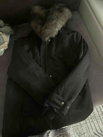 Продам парку, натуральный мех р-р 48-50 за 25 тыс