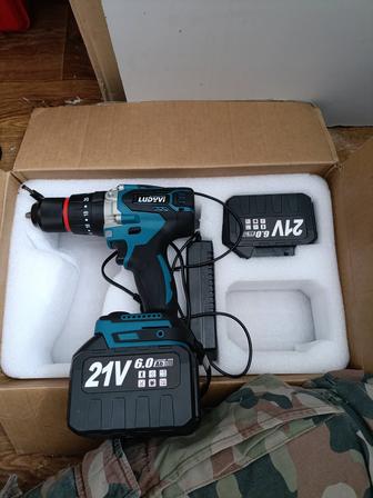 Шуруповерт, мощный для работы и для рыбалки 6А, диаметр патрона 13мм