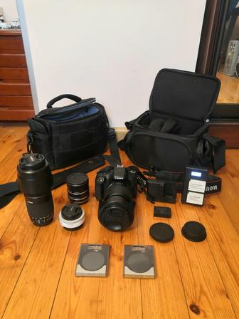 Фотоаппарат Canon плюс 3 объектива Canon 15-85mm USM 40mmUSM 40mm STM 55-3