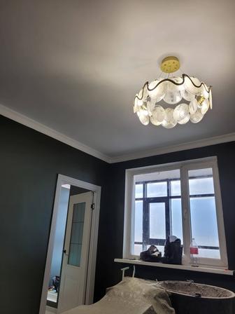 Левкас, обои ,покраска