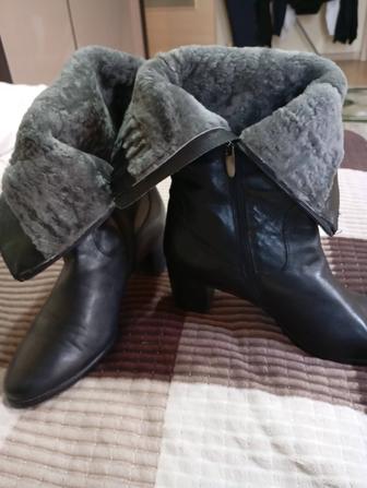 Зимняя обувь, женские кожаные сапожки