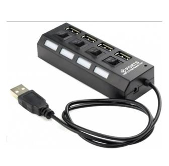 Картридер BinFul 4 Ports Usb Hub HI-Speed USB 2.0 для Smart Media