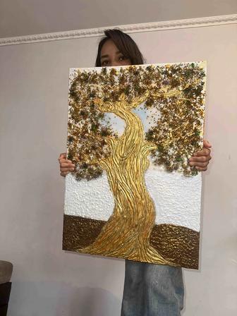 Картина Денежное Дерево /Для подарка на Новоселье/Для Офиса,центров