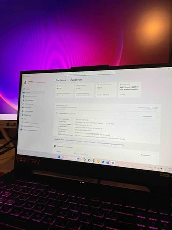 ASUS TUF Gaming A15 AMD Ryzen 5 7535HS в отличнейшем состоянии