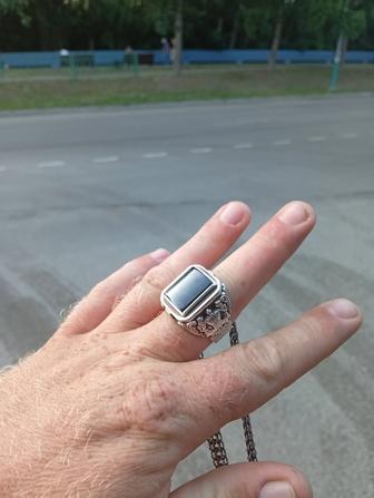 Серебряная печатка