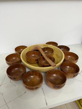 Посуда деревянная набор