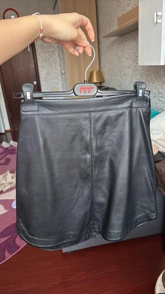 Кожаная юбка