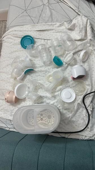 Отдам даром молокоотсос и подогреватель для бутылочек