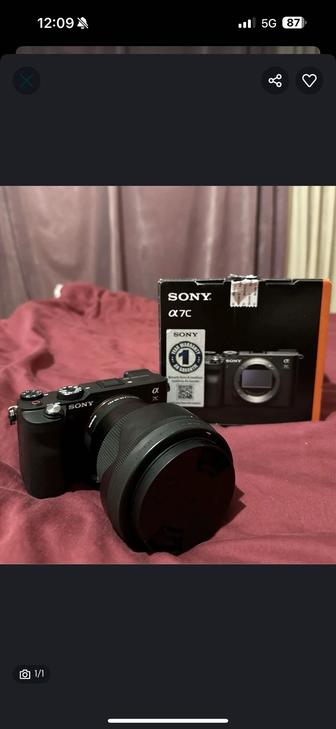 Продам камеру Sony Alpha a7C объектив