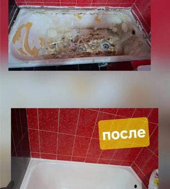 Сколы, трещины, реставрация ванн и сантехники профессионально с гарантией