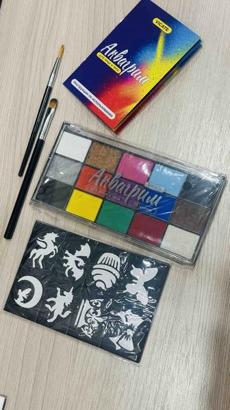 Краски аквагрим по лицу и телу