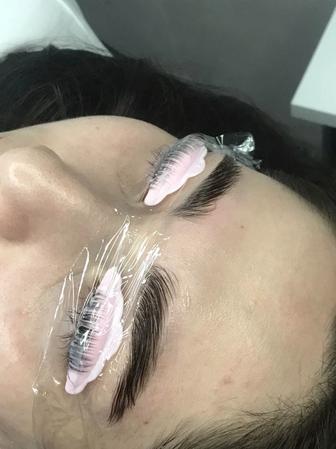 Ламинирование бровей и ресниц.Нужна модель